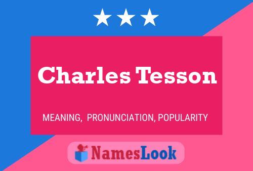 ملصق اسم Charles Tesson