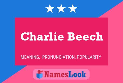 ملصق اسم Charlie Beech