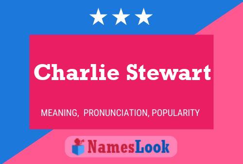 ملصق اسم Charlie Stewart