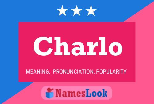 ملصق اسم Charlo