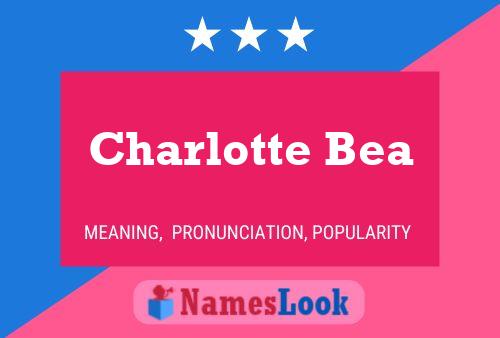 ملصق اسم Charlotte Bea