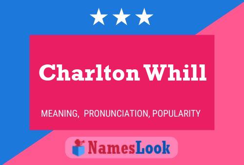 ملصق اسم Charlton Whill