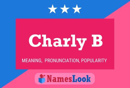 ملصق اسم Charly B