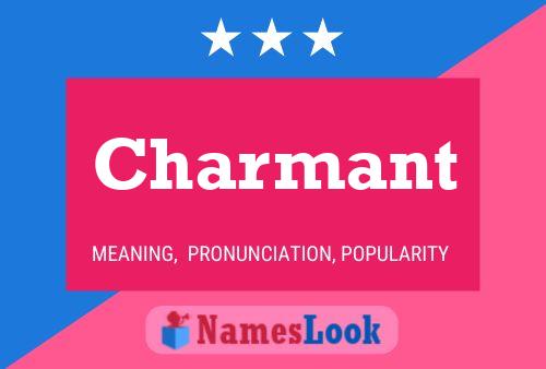 ملصق اسم Charmant