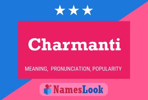 ملصق اسم Charmanti