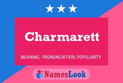 ملصق اسم Charmarett