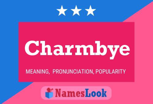 ملصق اسم Charmbye