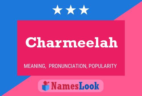 ملصق اسم Charmeelah