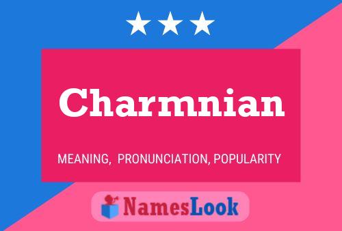 ملصق اسم Charmnian