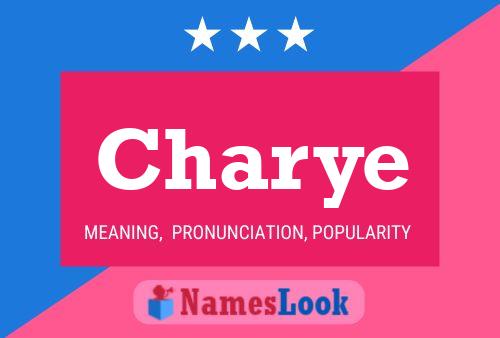 ملصق اسم Charye