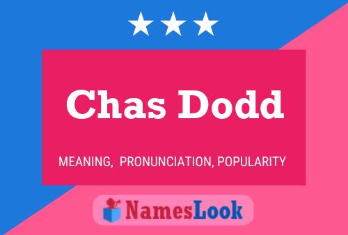 ملصق اسم Chas Dodd