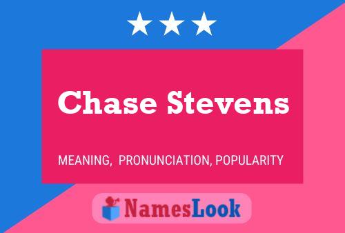 ملصق اسم Chase Stevens