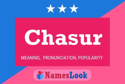 ملصق اسم Chasur