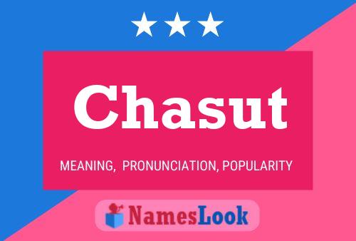 ملصق اسم Chasut