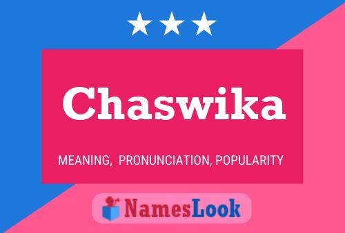 ملصق اسم Chaswika