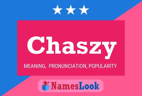 ملصق اسم Chaszy