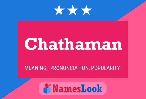 ملصق اسم Chathaman