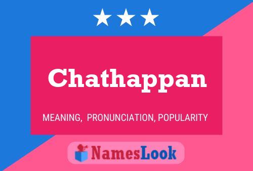 ملصق اسم Chathappan