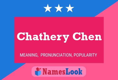 ملصق اسم Chathery Chen