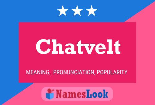 ملصق اسم Chatvelt