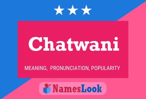 ملصق اسم Chatwani