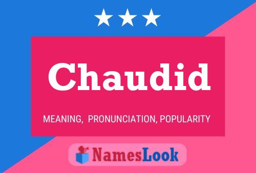 ملصق اسم Chaudid