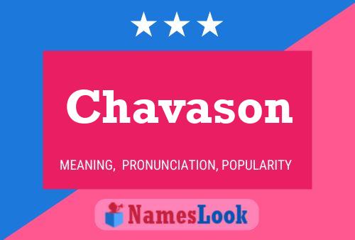 ملصق اسم Chavason