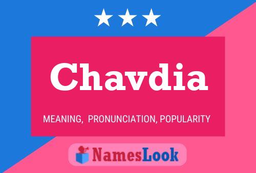 ملصق اسم Chavdia