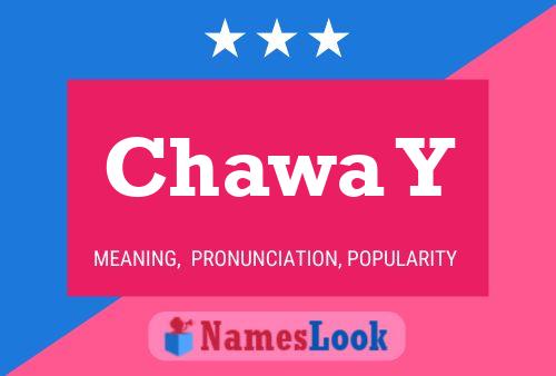 ملصق اسم Chawa Y