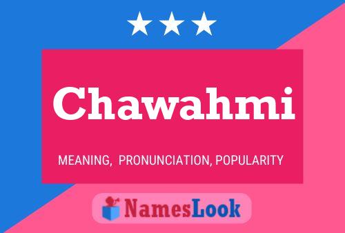 ملصق اسم Chawahmi