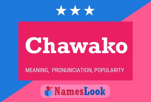 ملصق اسم Chawako