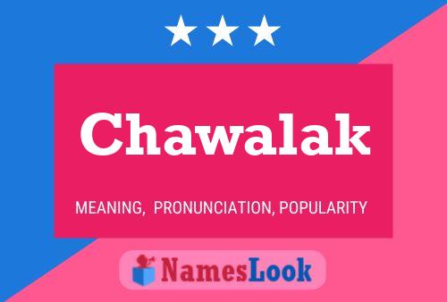 ملصق اسم Chawalak