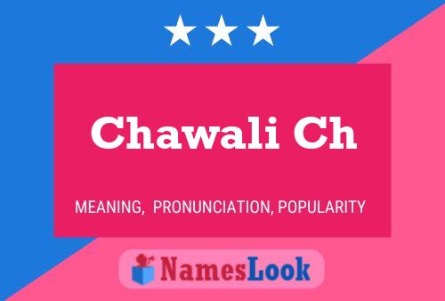 ملصق اسم Chawali Ch