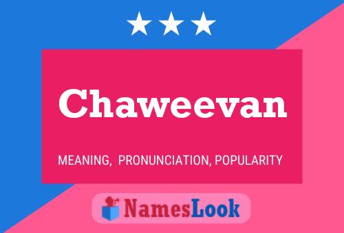 ملصق اسم Chaweevan