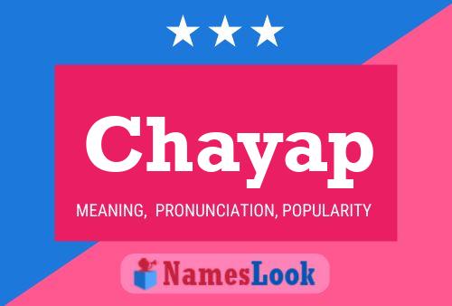 ملصق اسم Chayap