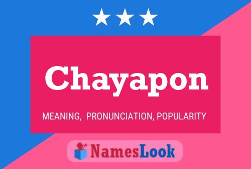 ملصق اسم Chayapon