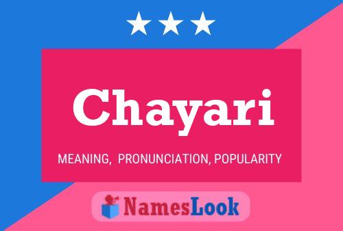 ملصق اسم Chayari