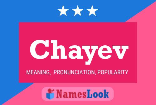 ملصق اسم Chayev