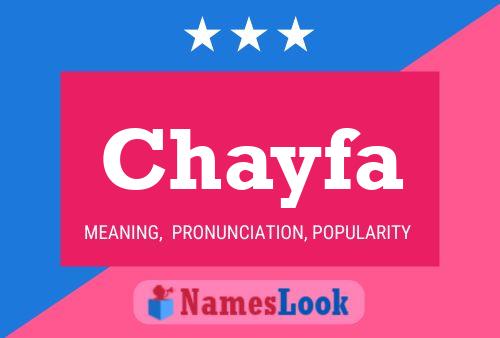 ملصق اسم Chayfa