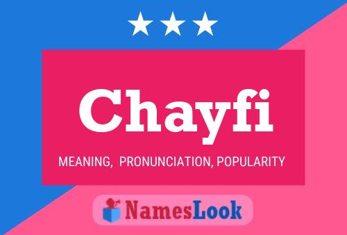 ملصق اسم Chayfi