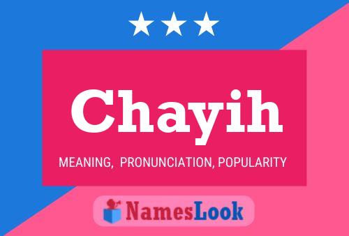 ملصق اسم Chayih