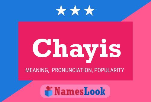 ملصق اسم Chayis