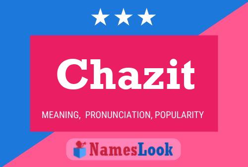 ملصق اسم Chazit