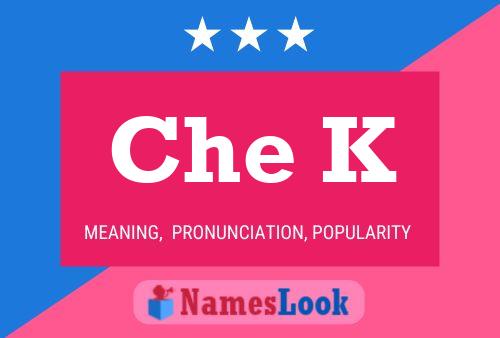 ملصق اسم Che K