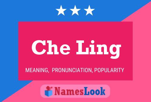 ملصق اسم Che Ling