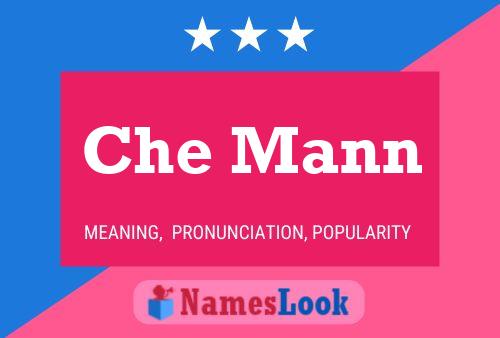 ملصق اسم Che Mann