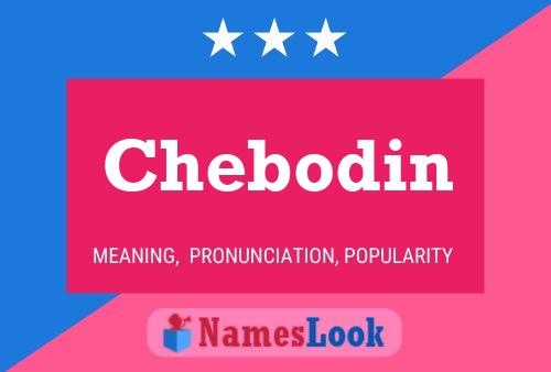 ملصق اسم Chebodin