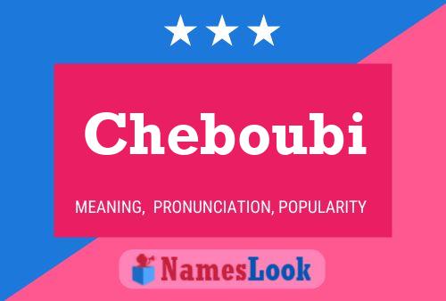 ملصق اسم Cheboubi