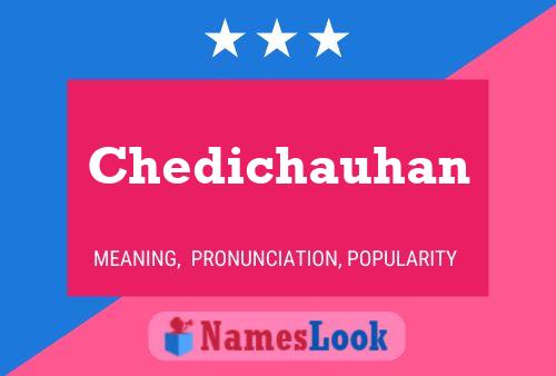 ملصق اسم Chedichauhan