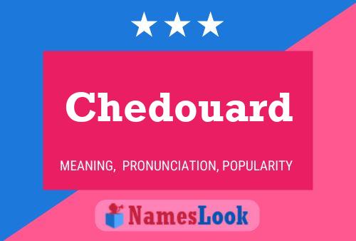 ملصق اسم Chedouard